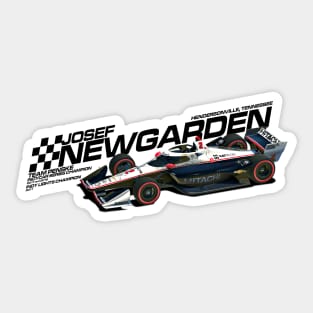 josef newgarden 2022 (black) Sticker